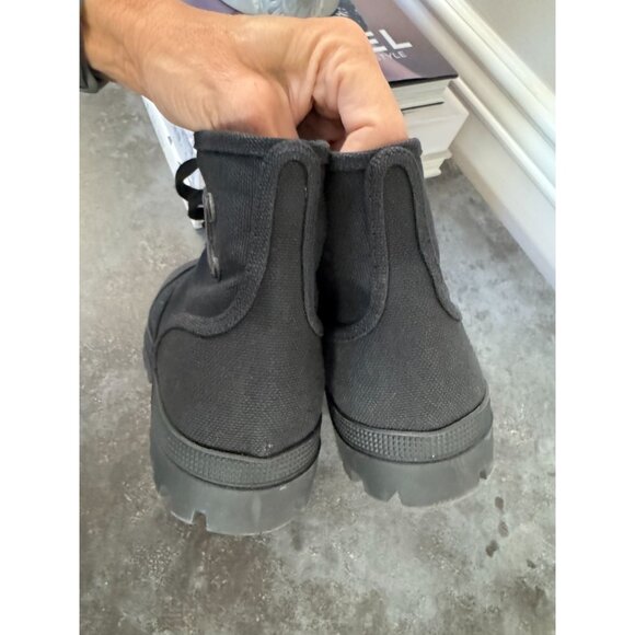 Céline Black Patapans Lace-Up Boots Size 35 - Picture 4 of 9